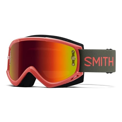 Smith Fuel V.1 Bike Goggles Sage/Red Rock/Red Mirror #TOP11