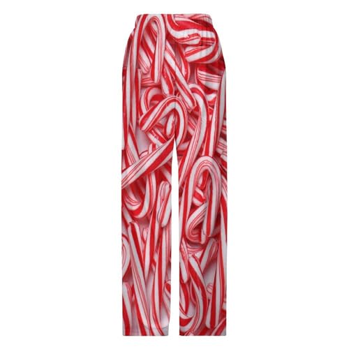 Peppermint Candy Canes ChristmasChildren's Casual Pajamas120CM4