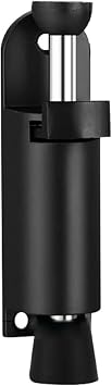 Door Stop,Telescopic Spring Loaded 1pc Heavy Duty Metal Adjustable Position with Foot Brake Wedges,