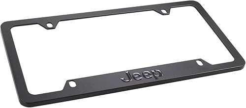 Miniatura 6 de JEEP Marco de matrícula  metal oscurecido grabado