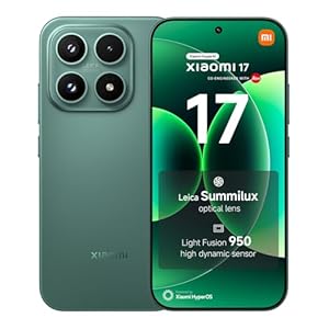XIAOMI 17, Smartphone 12+256 GB, Leica Summilux Optical Lens, 6330mAh (typ) Battery, HyperAI, Venture Green, Manufacturer warranty 2 years + 1 year extra, Charger Not Included