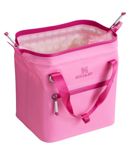 STANLEY All Day Julienne Mini Soft Cooler Bag and Lunch Box 7.4 Quarts | 10 Can Cooler with Handles and Strap | Stays Cold for Hours | Insulated Travel Bag with Zipper | BPA-Free | Peony — view 2