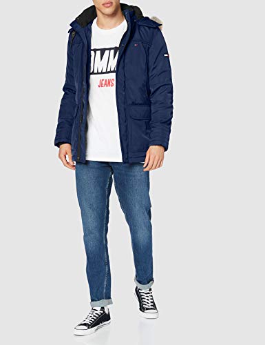 Tommy Jeans Uomo Tech Parka Parka Maniche lunghe