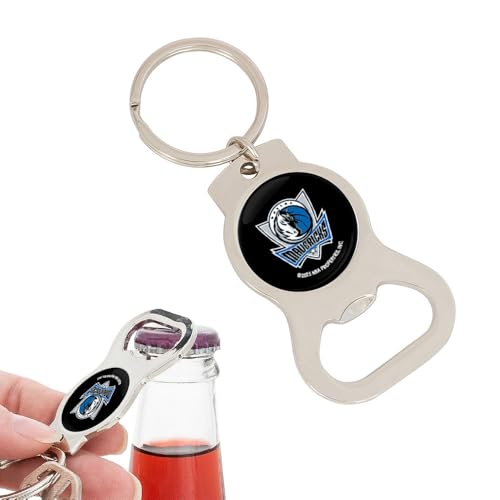 Desert Cactus Dallas Mavericks Silver Bottle Opener Key Holder – Official National Basketball League for Car Keys, Backpack – NBA Gift (Design D)