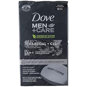 DOVE 3.75 OZ BAR MENS CHRCL 6PK