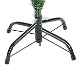 Weihnachtsgeschenk LAURUSQ Home Weihnachtsbaumständer 4 Füße Grün Metallhalter Basis Gusseisen Ständer Weihnachtsschmuck Für Zuhause 30X11,5X2 cm, 30 cm Durchmesser