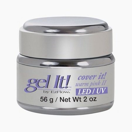 Ezflow Gel It! - Cover It! Warm Pink II- LED/UV Gel - 2oz (56g) - 42368