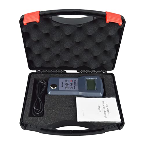 Medidor de espesor portátil digital ultrasónico para metales con rango de medición 0.04"-9.64" miniatura 5