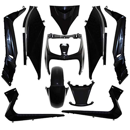 Kit carénage P2R complet 10 pièces plastique noir brut à peindre