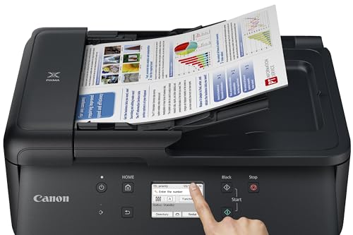 Canon PIXMA TR7650 Wireless All-In-One Colour Inkjet Printer - A4 Print, Copy, Scan, Fax - 20-Sheet ADF, Borderless Printing, 5 Individual Inks - Touchscreen - Wi-Fi, Cloud Connectivity - Home Printer - Image 6