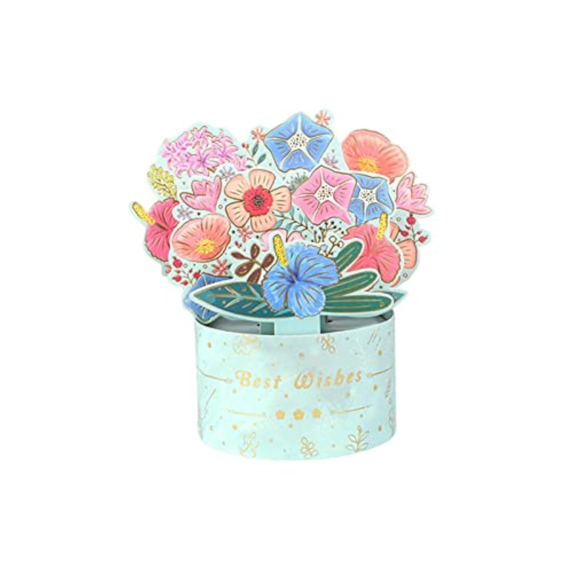 3D Greeting Card Gift Card for Birthday and Mother's Day