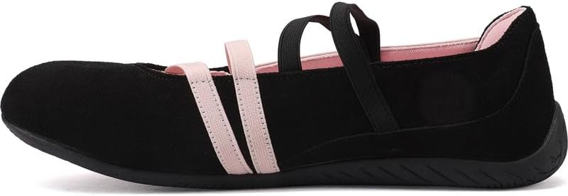 MAVMAX Mary Jane Shoes Ballet Sneakers for Women Casual Sneakers with Elastic Strap Non Slip Women's Ballet Flats with Foam Insole for Comfortable Daily Outgoing Work - Image 7