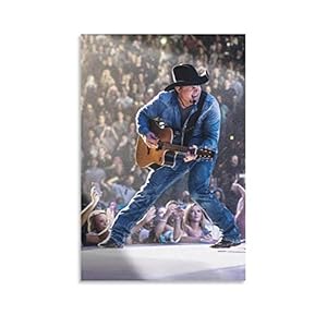Garth Brooks American Rock Singer Concert Foto Star Poster Decoratief Schilderij Canvas Muur Kunst Woonkamer Posters…