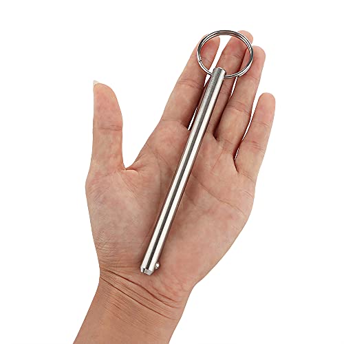 2 Pack Quick Release Pin, Diameter 5/16"(8Mm), Overall Length 4.72"(120Mm), Usable Length 4.13"(105Mm), Full 316 Stainless Steel, Bimini Top Pin, Marine Hardware #TOP2