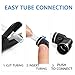 Sctihwelire PU Air Line Kit 4mm OD or 5/32in x 2.5mm ID – 32.8ft Black Flexible Hose with Push to Connect Fittings, Tube Cutter – Pneumatic Air Tubing Kit for Compressor, Air Tools, Laser Assist