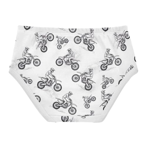Joisal Animals Toddler Underwear Floral 2t Cotton Girl Panties Cute Cool Motocross Bikers Black Briefs Underpants2