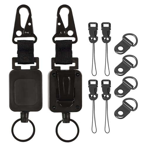 Cb Microphone Holder Kitcb Mic Holder Retractable - 2 Retractable Lanyards He...
