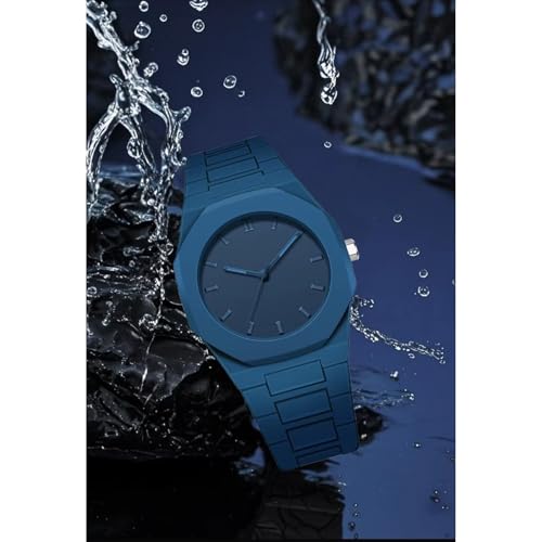 Image of WISEWALKER Men's Matte Analog Unisex Watch with Arabic Numerals Minimalist Wristwatch Stylish & Trending Fashion Watch