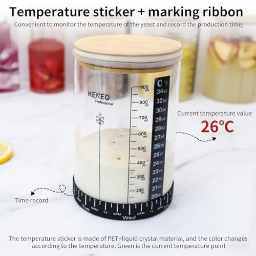 Bocal de fermentation en verre pour éviter les ratés du pain maison - 5