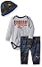 PUMA Baby Boys Three Piece Jogger, T-Shirt and Hat Set