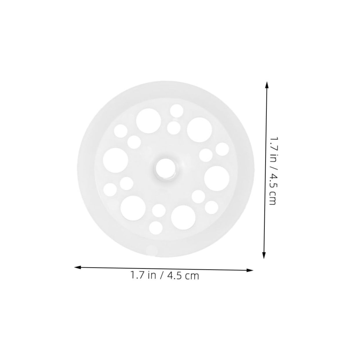 Zerodeko 300pcs Polypropylene Washers for Foam Board Screw Washers for Installation Load Spreading Stability Pack