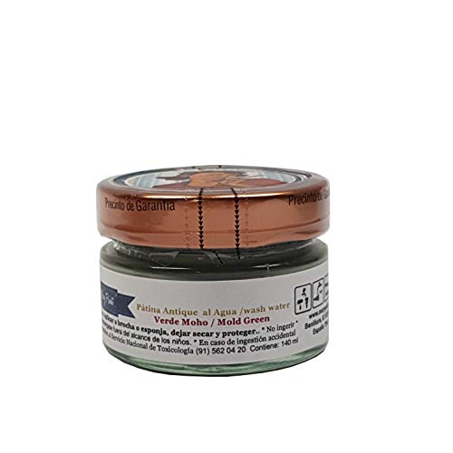 Mary Paint | Patinas Antique acabados muebles 140ml al agua (Verde Moho)