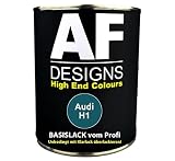 500ml Autolack für Audi H1 Amazonas Green Perl Autolack Spritzfertig