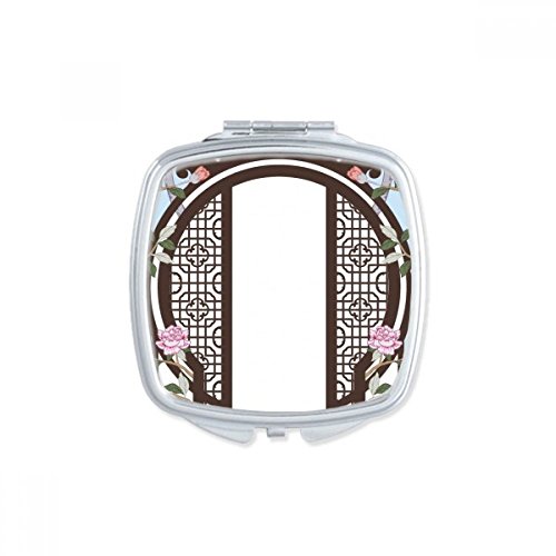 Miroir compact de maquillage portable pour sac à main - 2