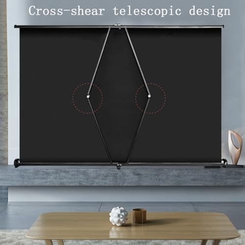 Pantalla portátil para proyector 50in 16:9 para interiores y exteriores miniatura 5