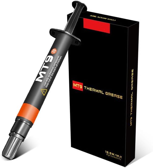 Azonee High Thermal Conductivity Thermal Paste 13.5W/m-k 2g, Upgraded Silicone Grease with Scraper for All CPU/GPU Cooling, 5-Year Long-Lasting Performance, Enhanced Heat Dissipation