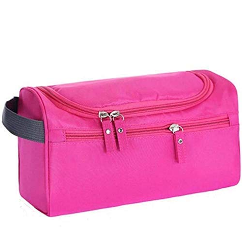 NIDY® Pro-traveller Hanging Toiletry Bag Travel Case for Man or Woman with Hanging Hook Organizer Accessories Organizer Accessories, Shampoo, Cosmetic, Personal Items, Healthcare Bag (Pink)