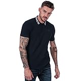 Jack & Jones Nick - Polo para hombre (manga corta, cuello y puños acanalados), dobladillo lateral dividido, 2 botones, logotipo de goma en el pecho, marca en el dobladillo, marca en el cuello, hombro a dobladillo, 27 pulgadas aprox., 100% algodón. Se puede lavar a máquina. Ref: 12157468. Las medidas son solo para orientación.
