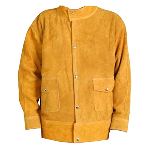 Generic Welders Welding Jacket Clothing Apparel Suit Flame-Resistant L