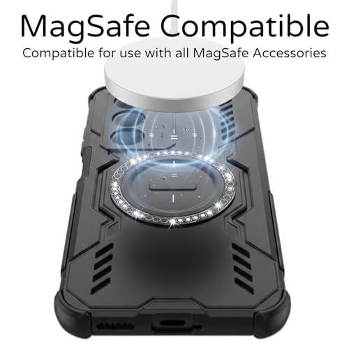 Image of ShieldTech Back Cover Case for Redmi 15 5G | 360 Protection Mobile Phone Case Mag-Safe | Camera Protection | Back Cover for Redmi15 5G / Redmi 15 5+G - Black TPU+PC