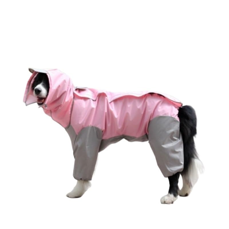 Manteau imperméable pour grands chiens veste à capuche chiots vêtements