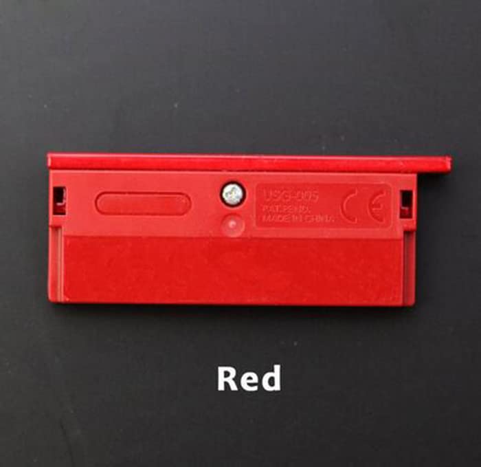 Image of Dust Proof Cover Case Card Slot Cover Cap Dust Plug Case for NDS Lite NDSL Console (Red)