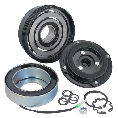 GEPCO Compresseur de climatisation, embrayage magnétique, poulie, bobine magnétique, compatible avec BMW E36 E39 E46 E34 E32 Chrysler 300M Fiat Punto Lancia...