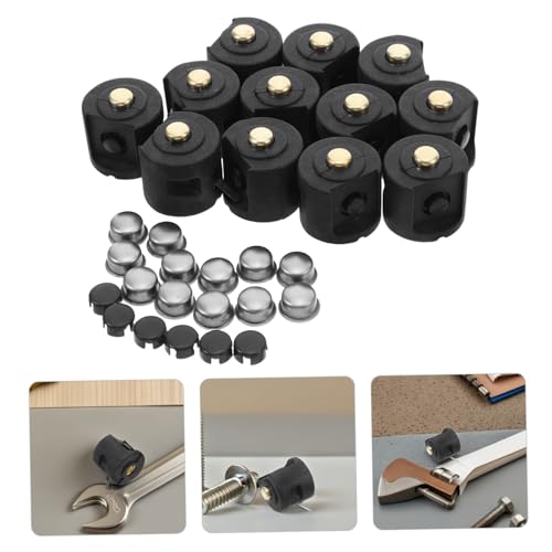 Tapa del interruptor linterna para reparar botones dañados juego Amosfun de cubiertas plateadas 7