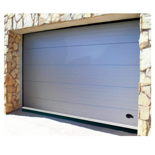 Burlete para Puerta de Garaje 305cm. Perfil de Aluminio Color Plata. Labio de Arrastre de 45mm de Caucho para Superficies Lisas. Muy Maleable. Resistente al Desgaste. Fijación Mediante Tornillos.