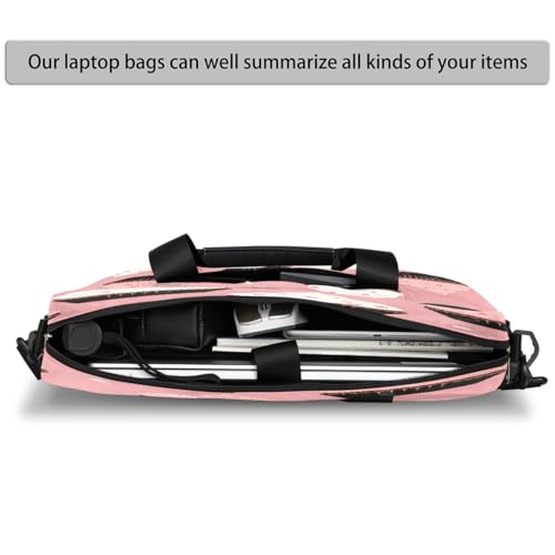 Maletín para laptop 15.6-16 pulg estampado rosa miniatura 4