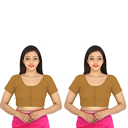 Image of Namita Women's Rubia Cotton Solid Half Sleeve Blouse