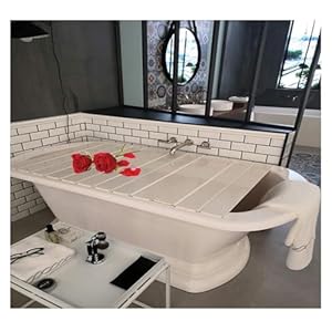 Badstandaard Opvouwbare PVC-stofkap Badhoes Geïsoleerde badhoes Geschikt for de meeste vrijstaande badkuipen