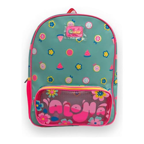 PUKET - Mochila de Costas Puket Uni Aloha Verde àgua Menina Escolar