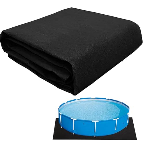 JUDANNA Tapis de protection pour piscine hors sol, tapis de sol de piscine, tapis de protection de piscine, tapis de sol pour protéger la piscine hors sol,...