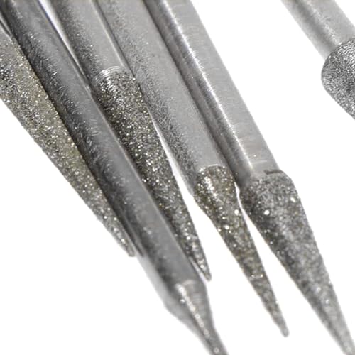 Image of 5Pcs Diamond Drill Bits Carving Bits Fit for Stone Carving Bone Carving Egg Decorating Glass Carving Finishing Products Abrasive Pads for Drill Abrasive Grinding Discs Abrasive Wheels and Discs