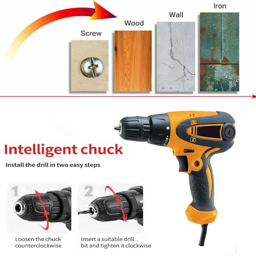 Image of MLD Electric Screwdriver Drill Machine | Left /Right rotation | Mini Polisher Machine 350W, Copper Armature, Chuck 10mm, 750RPM (Electric screwdriver Polisher 3 inch)