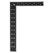 Produktbild DyNamic 8 x 12 Zoll Stahl Metrisch Imperial Dual Marking Square Framing Carpenter Messen Herrscher
