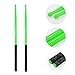 5A Nylon Drumsticks for Drum Set Light Durable Plastic Exercise ANTI-SLIP Handles Drum Sticks for Adults Musical Instrument Percussion Accessories Green