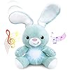 Bunny stuffed animal interactive soft plush peekaboo bunny 16 inches tall peek a boo animal toy for ages 6 months to 5 year old  urban country home decor