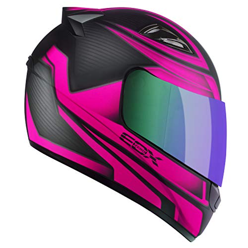 Capacete Ebf E0X Frost 56/Preto/Rosa